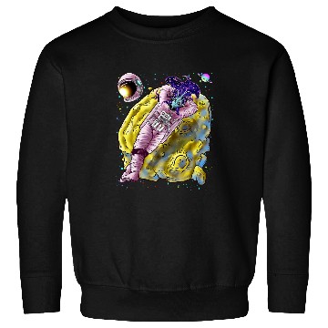 Discover Anime Alien Girl Astronaut Nostalgia Wave Design Sweatshirts