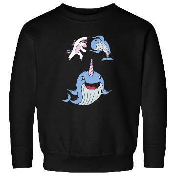 Discover Whale Narwhal Fusion Sweatshirts