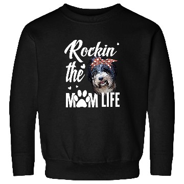 Discover Dogs 365 Rockin The Tibetan Terrier Mom Life Dog Lover Sweatshirts