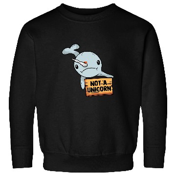 Discover Grumpy Narwhal Hilarious Saying For Unicorns Squishy Lover Sweatshirts