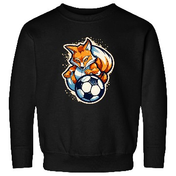 Discover Fox As A Soccer Player Design Soccer Coach Sweatshirts