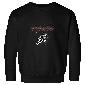 Discover Astronaut in outer space flat earth space bubbles Sweatshirts