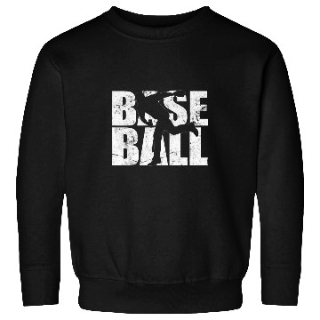 Discover Baseball Softball Funny Baseball Pitcher Player Vintaige Sweatshirts