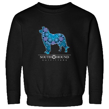 Discover Border Collie Dog Bohemian Snowflake Pattern Sweatshirts