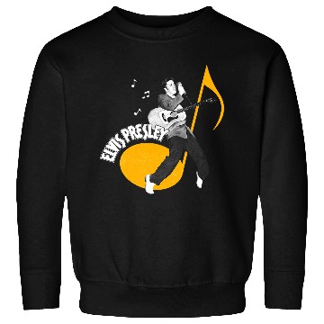 Discover Elvis Presley Official Music Note Sweatshirts
