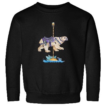 Discover Carousel Polar Bear Art Sweatshirts