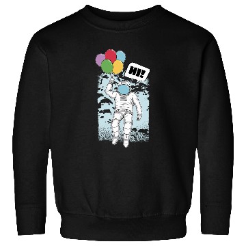 Discover Astronaut Balloon Planetary Science Sweatshirts