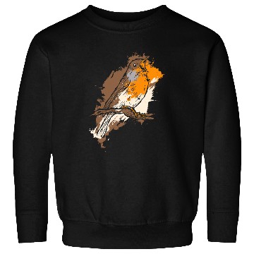 Discover robin bird park nature bird fan birdwatcher Sweatshirts