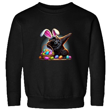 Discover Dabbings Easter Bunny Newfoundland Dog 1 Sweatshirts