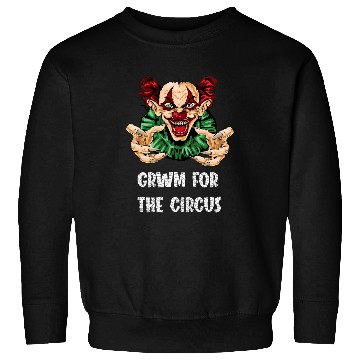 Discover Funny Halloween Circus Clown Meme Scary Horror Face Killer Sweatshirts