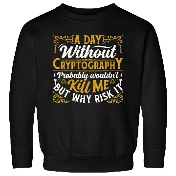 Discover Funny Cryptography Maths Math Computer Sweatshirts