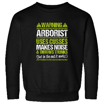 Discover Arboriculturist Tree Surgeon Forest Throws Trunks Arborist Sweatshirts