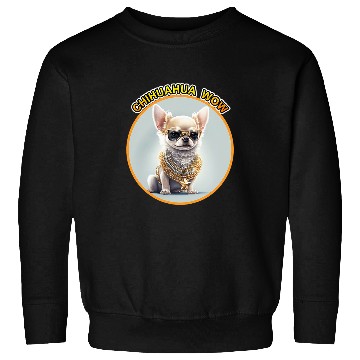 Discover CHIHUAHUA WoW Pet Design Bling Dogs Sweatshirts