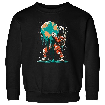 Discover Astronaut Earth Space Earth Day Awareness Sweatshirts