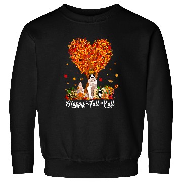 Discover Happy Fall Yall Funny Bernard Autumn Pumpkins Sweatshirts