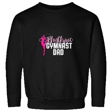 Discover Cute Rhythmic Gymnast Dad Design Gymnastics Sweatshirts