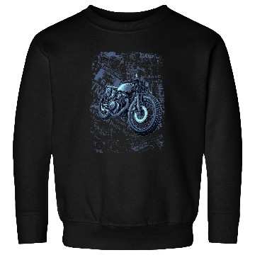 Discover Biker Old School vintages Rider Motorcycle Design Sweatshirts