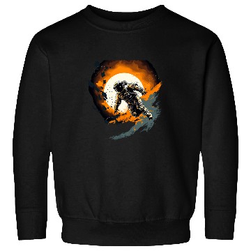 Discover astronaut floating in space Galactic spaceman Idea Creative 1 Sweatshirts