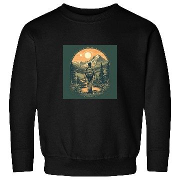 Discover Backpacking Hiking Wanderlust Camping Outdoors Sweatshirts