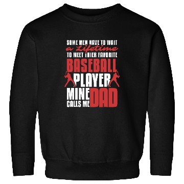 Discover Dad Son Children Boy Baseball Player Softball Sweatshirts