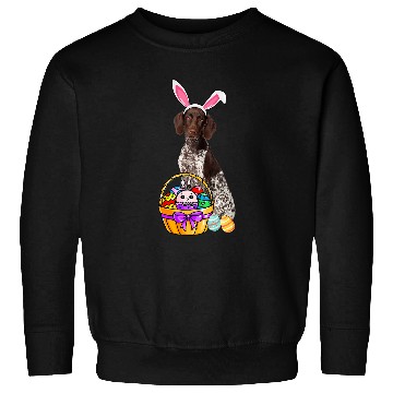 Discover Easter Egg Funny German Shorthaired Pointer Easter Sweatshirts