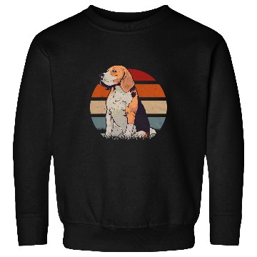 Discover Beagle Retro Sunset s Beagle Dog Sweatshirts