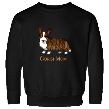 Discover Black Tan Brindle Cardigan Welsh Corgi Mom Dog Lover Gift Sweatshirts