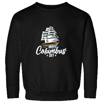 Discover Happy Columbus Day Native American US Flag 4 Sweatshirts
