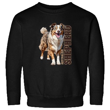 Discover Australian Shepherd Watercolor 1 Sweatshirts