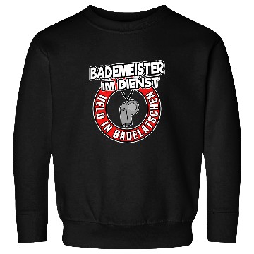 Discover Held in Bath Slippers Lifeguard Funny Bath Master Sweatshirts