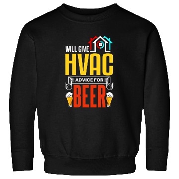 Discover HVAC Tech Funny Beer Lover Joke HVAC Mechanic Sweatshirts