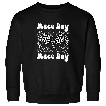Discover Race Day Checkered Flag Dirt Track Drag Racing Season Sweatshirts