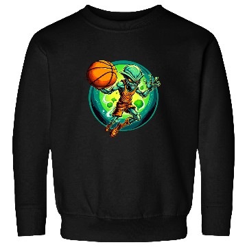 Discover Basketball Alien Sweatshirts