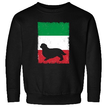 Discover English Toy Spaniel Dog Italy Flag Italian vintages Mom Dad Sweatshirts