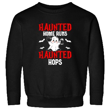 Discover Halloween Baseball Pitcher Softball Catcher Beer Drinking 2 Sweatshirts