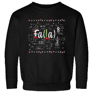 Discover Funny Christmas Nerd 2Cute Math Fa La La La La 21 Sweatshirts