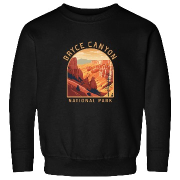 Discover Bryce Canyon National Park vintages Camping Hiking Retro Sweatshirts
