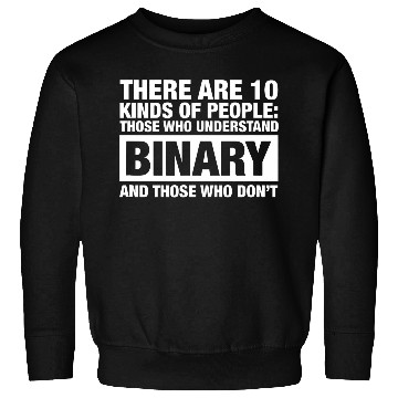 Discover Funny Binary Understanding Geek Interaction Computer Science Sweatshirts