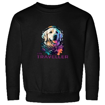 Discover Golden retriever space traveller Sweatshirts