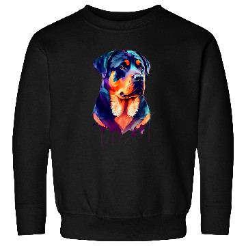 Discover Dog Rottweiler Lover Rottie Portrait 2 Sweatshirts