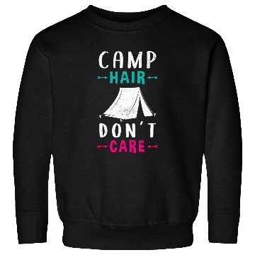 Discover Camping Lady Camper Family Vacation Sweatshirts