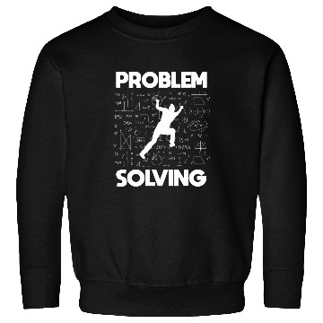 Discover Funny Rock Climbing Problem Solving Climber Bouldering Sweatshirts