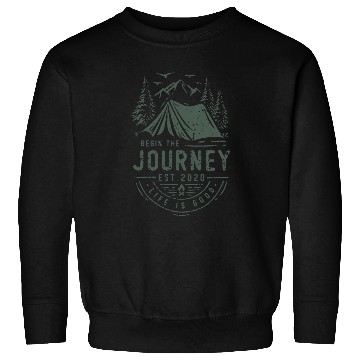 Discover Camping Journey Life is Good vintages Retro Sweatshirts
