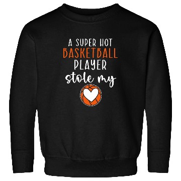 Discover Basketball Girlfriend Love Couple Partner Relationship Sweatshirts
