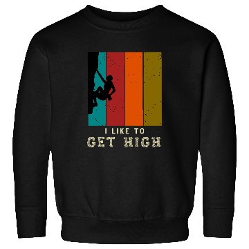 Discover Funny Rock Climbing Mountain Indoor Bouldering Sweatshirts