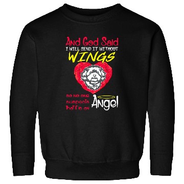 Discover Dog Maltipoo Angel Without Wings Pet Lovers Gift Sweatshirts