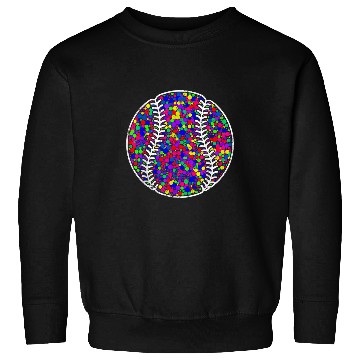 Discover Funny Polka Dot Baseball Lover Player International Dot Day 1 Sweatshirts