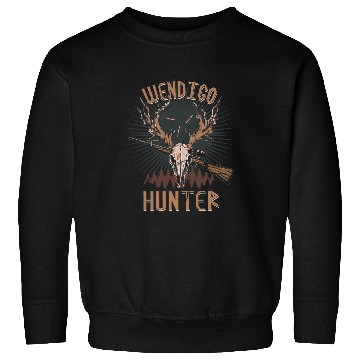 Discover Funny Wendigo Cryptid Skin Walker Folklore Cryptozoology Sweatshirts