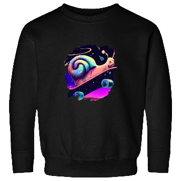 Discover Snail Skateboarding Outer Space Retro vintages Skater Snails Sweatshirts