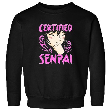Discover Certified Senpai For Anime Fan Sweatshirts